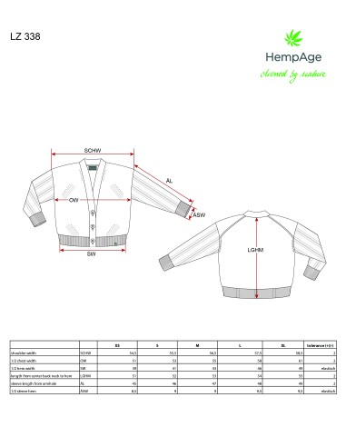 Cotton hemp mesh jacket