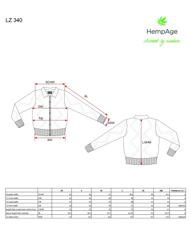 Baumwoll-Hanf-Mesh-Weste