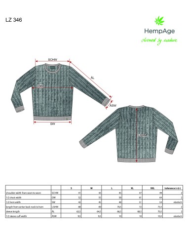Gemp in cotone biologico maglia in rilievo in rilievo