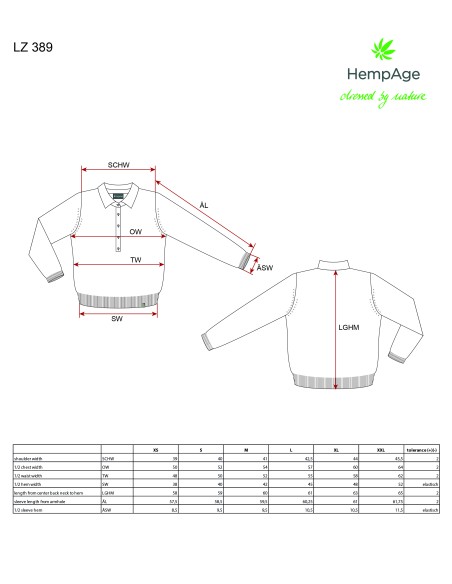 Pullover con camicia in stile polo colletto