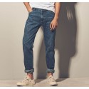 Jeans classici in canapa e cotone organico