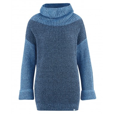 Large turtleneck sweater - Organic women's clothing hempage