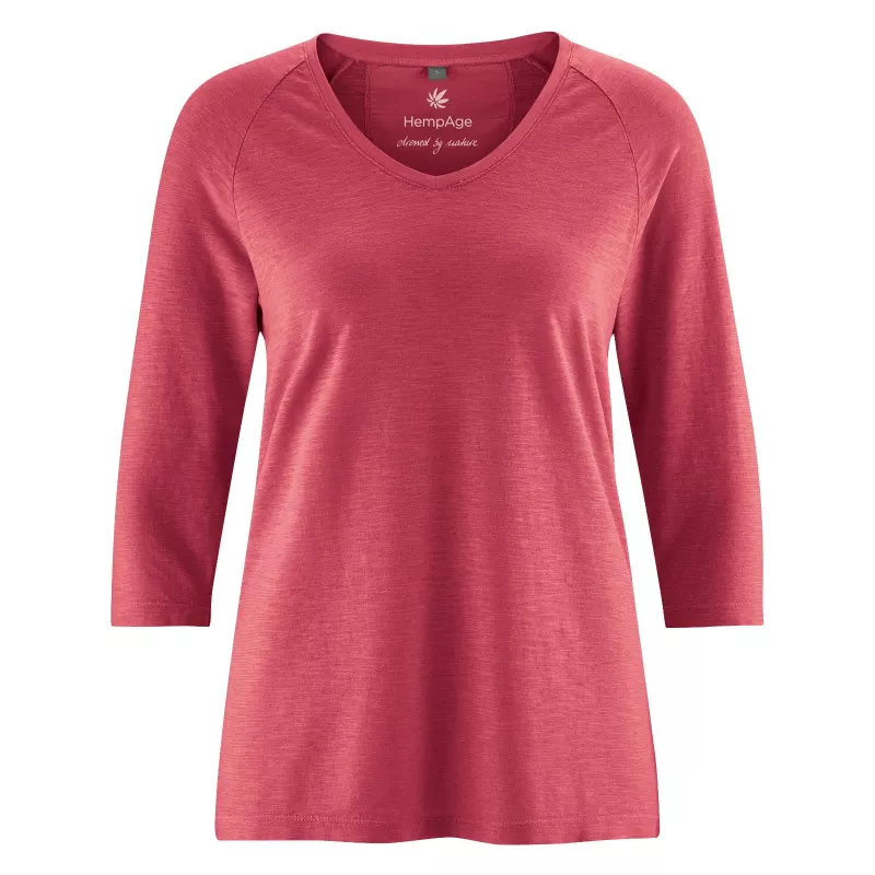 Camiseta 3/4 de manga raglan