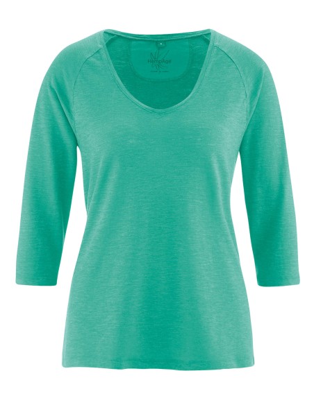 Camiseta 3/4 de manga raglan