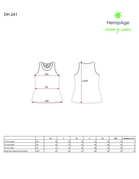 Hemp Tank and Organic Cotton