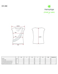 Top draped hemp and organic cotton 2