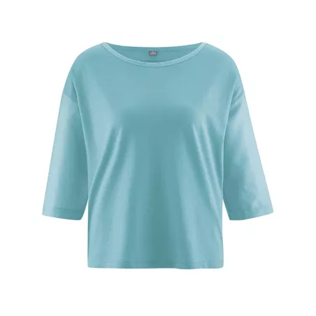 3/4 - Cáñamo, Seda, Blusa de Algodón Orgánica