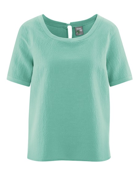 Blouse chanvre soie et coton bio