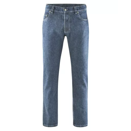 Cáñamo orgánico y jean clásico de algodón