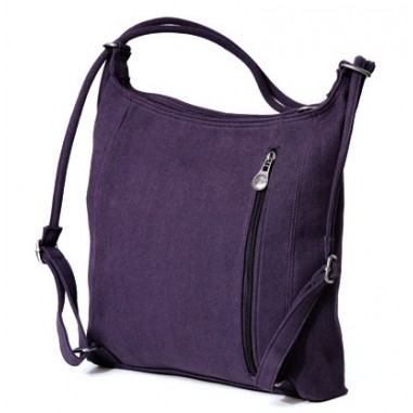 Backpack/shoulder bag - Hemp and organic cotton