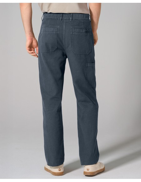 Pantalones de carga de hombres de cáñamo y algodón Bio - Cup Casual