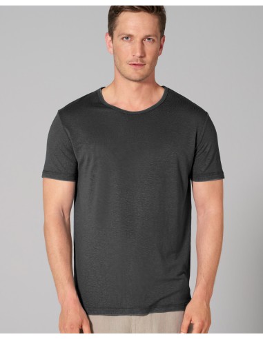 T-shirt man hemp & organic cotton – natural comfort