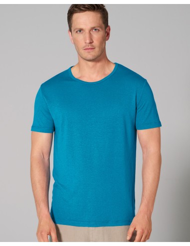 Camiseta para hombre de cáñamo y algodón para hombres - Comodidad natural