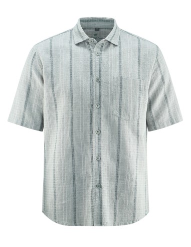 Chiave da shirt uomo a righe e cotone organico - Casual
