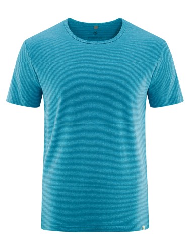 T-shirt a righe a strisce di canapa e cotone Bio a righe - Coppa normale