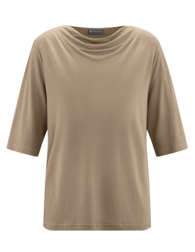 High woman collar cascade lyocell hemp – long sleeves