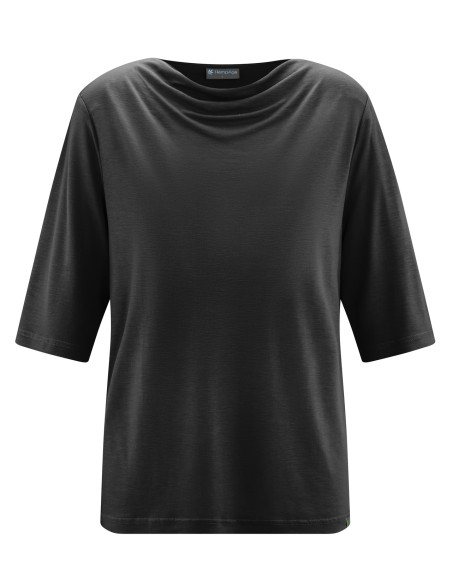 High woman collar cascade lyocell hemp – long sleeves