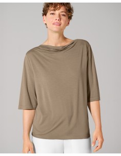 High woman collar cascade lyocell hemp – long sleeves 2