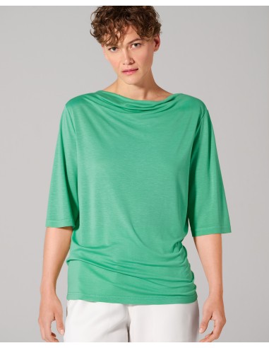 High woman collar cascade lyocell hemp – long sleeves