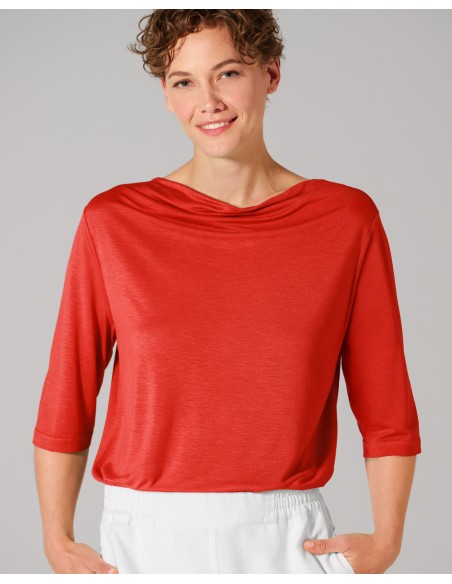 High woman collar cascade lyocell hemp – long sleeves