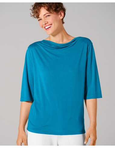 High woman collar cascade lyocell hemp – long sleeves