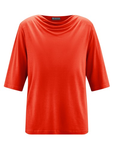 High woman collar cascade lyocell hemp – long sleeves