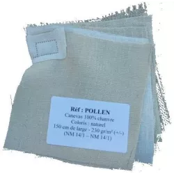 Echantillons des Tissus - 100% Chanvre 2