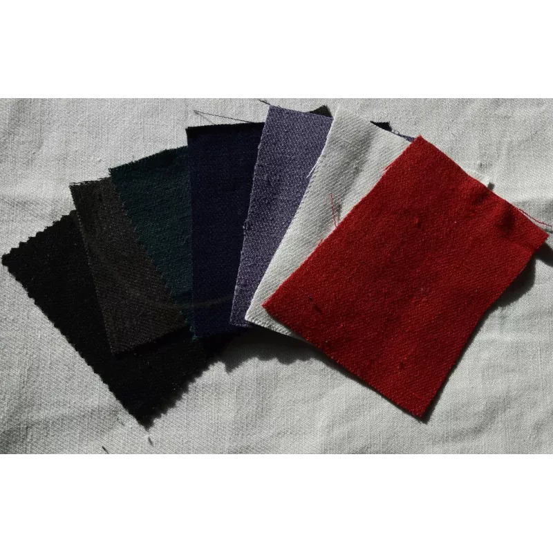 Samples of natural tissue/color - Pure hemp